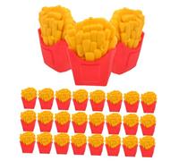 Gadpiparty 30 Pezzi Gommine Mini Fritte per Forniture Scolastiche Divertenti e Incentivi per Studenti per e Successi Accademici