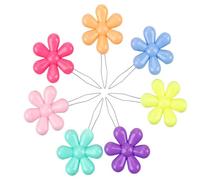 Gadpiparty 30 Pezzi Infila Ago a Filo ad Anello Testa a Fiore per Cucito | Ago da Mano e Macchina, Passa Facilmente nel Cruna, per Cucito e Progetti Creativi Colore Casuale