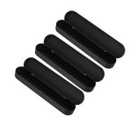 Gadpiparty 3pezzi Astuccio in Metallo Rettangolare Scatola Per Cancelleria in Box Per Penne Singolo Astuccio Per Oggetti Vari