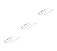 Gadpiparty 3pezzi Hub Usb Porte Compatto e Leggero Con Indicatore Led Adattatore Multipresa Per Laptop Pc e Tablet Sicuro Con Protezione Da Sovraccarico Compatibile Con e Versioni Precedenti
