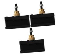 Gadpiparty 3pezzi Mini Lathe Tool Holder Kit Alluminio Per Utensili Esterni Portacoltelli Con Massima Rigidezza e Precisione Per Tornitura e Fresatura