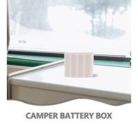 Gadpiparty 3pezzi Organizer per Batterie Portatili Custodia Portaoggetti Slot Supporto Protettivo Box e Antipolvere per Viaggio e Uso Esterno