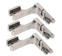 Gadpiparty 3Pezzi Piedino per Cucire Acciaio Inossidabile per Orlo Arrotolato Accessori per Macchine da Cucire Compatibile con Brother e Singer Facile da Installare