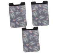 Gadpiparty 3pezzi Portacarte Adesivo Per Smartphone Slim e Tascabile Ottimo Per Organizzare Carte e Banconote Design Creativo e Funzionale Compatibile Con Tutti Telefoni