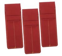 Gadpiparty 3pezzi Portapenne in Pelle Da Custodia Per Penna Stilografica e Sfera Astuccio Per Penna Di Organizza e Proteggi Le Tue Penne