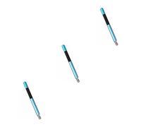 Gadpiparty 3pezzi Stylus Pen Capacitivo Con Punta Fine e Disco Trasparente Per Tablet e Smartphone Blu Per Disegno e Note