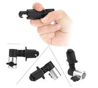 Gadpiparty 3pezzi Supporto per Riflettore da Staffa Adattatore per Fotografia Clip per Supporto Luce per Disco Riflettore Morsetto di Sfondo Nero