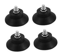 Gadpiparty 4 pezzi Antivibrazione Gomma Supporti Assorbenti per Macchine e Attrezzature Industriali Installazione Facile Superficie Antiscivolo Riduzione Rumore e
