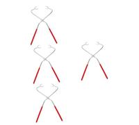 Gadpiparty 4 Pezzi Clip di Glassa in Acciaio Inossidabile Pentola Argilla Ceramica Smaltato Fare Smalto Vetri per Strumento di Scultura Strumento Ceramico