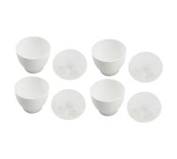 Gadpiparty 4 pezzi Cuociuova Microonde in PP Resistente Non-stick Facile da Pulire Tazze per Uova Sode Vapore Accessorio Cucina Compatto per Colazioni Veloci