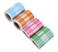 Gadpiparty 4 Pezzi di Etichette Adesive per Prezzi Gioielli, Cartellini dei Prezzi Vuoti per Anelli, Collane e Braccialetti, Adesivi Resistenti All’umidità Superficie Scrivibile, per