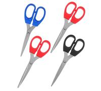 Gadpiparty 4 Pezzi Forbici per Lame Arrotondate e Impugnatura Ergonomica Sicure per Scuola Ufficio e Acciaio Resistente per Precisi e Duraturi