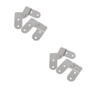 Gadpiparty 4 Pezzi Kit Cerniere per Scala Sostitutive in Ferro Cerniera per Scala da Soffitta Compatibile con Scale Telescopiche Singole e Doppie Resistente e Versatile per Riparazioni Mobili
