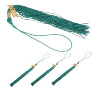 Gadpiparty 4 Pezzi Nappe Laurea Accessori Cappello Laureando Verde Decorazione Delicata per Cerimonia e Foto