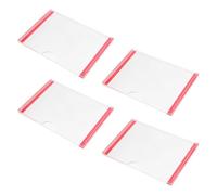 Gadpiparty 4 Pezzi Porta Cartelli per Porta Aula in Acrilico Attaccaglie Adesive, Cornice Trasparente per Segnaletica da Ufficio e Scuola, per Ingressi ed Ascensori