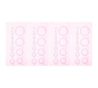 Gadpiparty 4 Pezzi Strumenti per Quilling di Carta Materiale Modello di Quilling Principiante Modellando attrezzo Muffa Forma Strumento Quilling di Carta Forniture per Quilling di Carta ABS