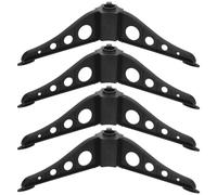 Gadpiparty 4 Pezzi Supporto Albero di Natale Artificiale Pieghevole in ABS | Base Stabile Foro Centrale da 1, 9cm, Gambe Staccabili, Design Compatto per Riporre