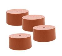 Gadpiparty 4 Pezzi Supporto Mini Albero di Natale Base Simulazione Tronco Legno Finto Supporto Tavolo per Alberi Artificiali Base Compattta per Feste e Decorazioni Natalizie