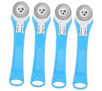 Gadpiparty 4 Pezzi Tagliare Il Coltello della Ruota Taglio Rotante mestiere Tessuto Materiale attrezzo taglierina rotativa in Pelle taglierino a Ruota Acciaio Inossidabile