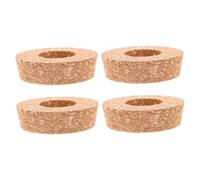 Gadpiparty 4 Pezzi Tappi in Sughero Forati per Vasi in Vetro Copertura per Vasi Idroponici per Micro Paesaggi Decorazione Compatta per Scrivania e Mensola