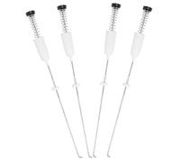 Gadpiparty 4 Pz Braccio Lavatrice Tampone Della Lavatrice Asta Supporto Lavatrice Asta Ammortizzante Della Lavatrice Barra Stabilizzatrice Accessorio Lavatrice Bianca Plastica