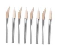 Gadpiparty 4 Set Coltello Agata Polacco Attrezzo Attrezzi Utensili Brunitore in Agata per La Lucidatura dei Gioielli Brunitore per Lucidare L'agata Acciaio Inossidabile 2 Pezzi * 4