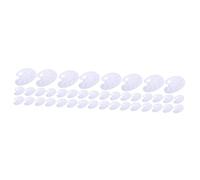 Gadpiparty 4 Set Tavolozza Arte Vassoi Pittura Pallet Forniture Smalto Acquerello Piatto Palette Tavolozze di Colori per Vernice di Plastica Paletta Bagnata Bianca 10 Pezzi*4