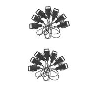 Gadpiparty 40 Pcs Conversione Della Fotocamera Fibbia Qd Clip Di Qd Loop Connettore A Sgancio Rapido Della Cinghia Della Fotocamera Connettore A Sgancio Rapido Della