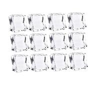 Gadpiparty 48pezzi Cubetti di Ghiaccio Finti Riutilizzabili Acrilico Trasparente per Decorazione Casa Bar Festa Fotografia Ornamenti Accessorio Non Commestibile