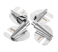 Gadpiparty 4pezzi Piedino per Orlo Arrotolato in Metallo Piccolo Bordatore per Cucitrice Accessorio per Cucitrice Domestica Piedino per Orlatore Professionale Strumento per Rilegatura Overloc