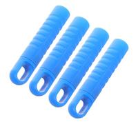 Gadpiparty 4pezzi Tappi Terminali Manico Scopa e Mop Blu Ergonomici con Foro per Appendere Coperture Resistenti in Pp per Manici Lava Pavimenti e Spazzole Pavimento