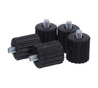 Gadpiparty 5 Pezzi Adattatore Filettato in Plastica 5 Pezzi 5/8” a 1/4” Connettore per Testa di Conversione Livello, Giunto di Montaggio Robusto per Strumenti di Misura, Accessorio Portatile