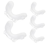 Gadpiparty 5 pezzi Naselli per Occhiali in Silicone Morbido Antiscivolo con Supporto Ponte Naso Comfort e Stabilità per Attività Outdoor e Sportive