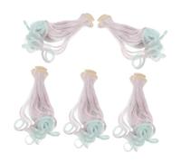 Gadpiparty 5 Pezzi Parrucca da Bambola Parrucche Colorate Parrucca riccia Bambola impostore Parrucche Sintetiche per Bambole Riccio Piccole Parrucche per Bambole Kit Filo ad Alta Temperatura