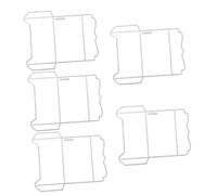 Gadpiparty 5 Pezzi Taglio Stampo Stencil Carta Cutter Scrapbooking Parola Colore francobolli fustellatura Fai da Te Fustelle per la casa fustellato Acciaio Carbonio Silver