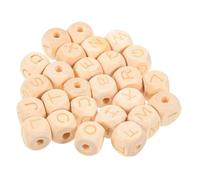 Gadpiparty 5 Set Giocattolo Quadrato di Lettere in Legno Giocattoli per Blocchi di Costruzione della Scuola Giocattolo Alfabeto Giocattolo Didattico di Legno 26 Pezzi * 5