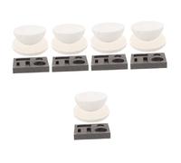Gadpiparty 5 Set Strumenti per la Fusione dell'oro in Grafite per Fusione Strumento di Fusione della Fusione Muffa Attrezzo fusorio Fornitura di Argento Fuso crogioli utili silice