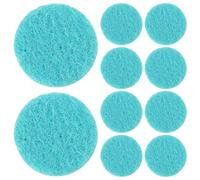 Gadpiparty 50 Cuscinetti Rotondi in Cotone e Cellulosa per Aromaterapia, Inserto per Diffusori di Oli Essenziali, Compatibili Pendenti da 25 Mm, Sicuri e Animali, Ricariche