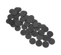 Gadpiparty 50 Pezzi Blocco di Grafite Rotondo Resistente alle Alte Temperature, Strumento in Grafite Nero Eccellente Stabilità e Trasferimento Termico Rapido per Fusione Industriale e Analisi