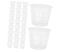 Gadpiparty 50 pezzi Cestini Idroponici in Plastica con Rete Forata per Coltivazione e Germinazione Vasi Leggeri e Resistenti per Orto e Vivaio Ottimizzati per Crescita e Aerazione Radici