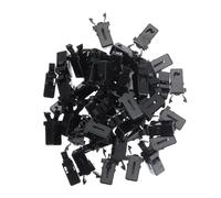 Gadpiparty 50 pezzi Chiusure per Bidoni della Spazzatura Clip Autobloccante in Plastica Push-type Ricambio Facile da Installare e Resistente per Coperchi Bidoni in Uffici e Appartamenti