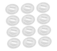 Gadpiparty 50 pezzi Coperture Protettive Antipolvere per Candele Cera Tappi Cartoncino Bianco per Fai da Te Aromaterapia Compatibili con Candele Varie Forme