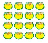 Gadpiparty 50 Pezzi Etichette Prezzo in Carta Giallo per Negozio Cartelli Prezzi per Promozioni e Fundraiser Scuola Carnivals