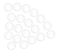 Gadpiparty 50 Pezzi Ganci per Cornici Rotondi in Plastica per Progetti Fai-da-te e Appendere Quadri in Camera da Letto Design Unico e Sicuro