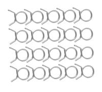 Gadpiparty 50 pezzi Morsetti Molla per Tubo in Acciaio 304 Doppio Anello Clip Stringitubo per Tubazioni Giardinaggio Irrigazione