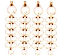 Gadpiparty 50 Pezzi Pendente Smerigliato per Creazioni da Charm per Collane e Bracciali Accessori Fai da Te per Design Materiale Cristallo Artificiale