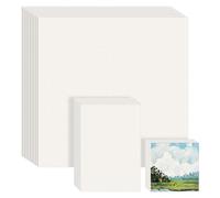 Gadpiparty 55 fogli Carta per Pittura ad Acquerello e Schizzo di Carta Spessa e Resistente per Acquerelli Acrilici e Pastelli Artisti per Tecniche Miste e Uso Professionale