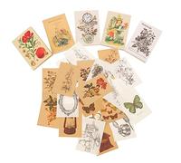 Gadpiparty 5borse Carta da Sfondo Vintage per Scrapbooking Carta Decorativa per Journaling e Biglietti d Auguri Forniture per Creazioni Fai da Te