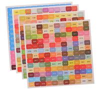 Gadpiparty 5sets Etichette Adesive Numeri per Classificazione di Armadietti Bottiglie e Oggetti per Organizzazione e Fai da Te Manuale