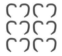 Gadpiparty 6 Paia di Correttori Auricolari Supporto Auricolare Confortevole in Silicone Nero Funzione di Orecchie e Fissaggio